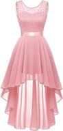 👗 berylove vintage chiffon wedding 35pinkm women's clothing: elegant and timeless feminine attire logo