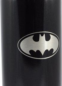 img 2 attached to 🦇 20 OZ Batman Vacuum Insulated Stainless Steel Water Bottle. Double Walled Construction. No Condensation!