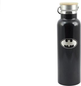 img 4 attached to 🦇 20 OZ Batman Vacuum Insulated Stainless Steel Water Bottle. Double Walled Construction. No Condensation!