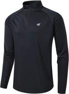 🌞 upf 50+ uv sun protection long sleeve t-shirt for men, ideal for outdoor athletics logo