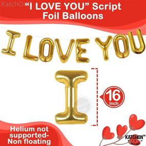 img 1 attached to 🎈 I Love You Balloons Decoration Kit: Romantic Décor Special Night - Large Pack of 11, Heart Balloons for Valentines Day, Red Anniversary Decorations, and Heart-Shaped Balloons for Her