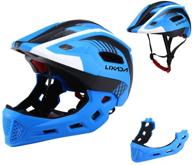 🚲 lixada kids bike helmet: adjustable, detachable full face cycling gear for ultimate protection in bicycle, skateboard, scooter, and roller skating - breathable & ultralight (20.5-22 inches) logo