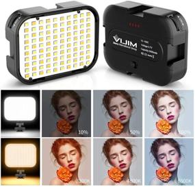 img 3 attached to 🎥 VIJIM VL100C Биколоровая светодиодная видеолампа на камеру - миниатюрные перезаряжаемые светодиодные лампы на 2000 мАч с CRI95+ - диммируемое 2500-6500K ультраяркое освещение для фото и видео - светодиодная заполняющая лампа