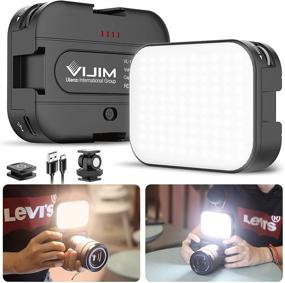 img 4 attached to 🎥 VIJIM VL100C Биколоровая светодиодная видеолампа на камеру - миниатюрные перезаряжаемые светодиодные лампы на 2000 мАч с CRI95+ - диммируемое 2500-6500K ультраяркое освещение для фото и видео - светодиодная заполняющая лампа