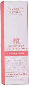 img 3 attached to 🌹 Crabtree & Evelyn Rosewater & Pink Peppercorn Hydrating Hand Recovery: 3.5 oz - Effective Moisturizing Formula