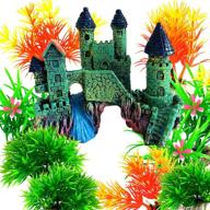 optimized home aquarium ornament: orgmemory aquarium castle dΓ©cor for fish tank decorations logo