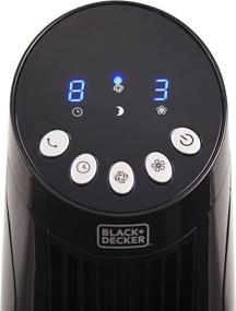 img 3 attached to 🌬️ Black + Decker 36 inches Digital Tower Fan with Remote, Black" - Ultimate Cooling Companion: Black + Decker 36" Digital Tower Fan with Remote Control