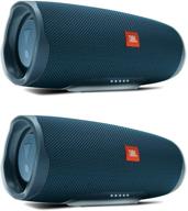 jbl charge 4 портативная водонепроницаемая беспроводная акустическая система bluetooth - (пара) синий логотип