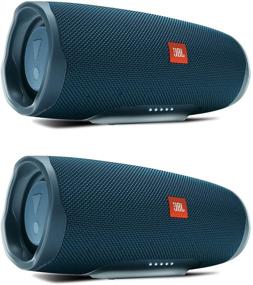 img 4 attached to JBL Charge 4 Портативная водонепроницаемая беспроводная акустическая система Bluetooth - (Пара) Синий