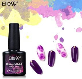 img 1 attached to 💅 Elite99 Blossom UV Nail Gel Polish - Blooming Gel Nail Lacquer for DIY Nail Design - Soak Off Transparent Flower Nail Art - 10ML