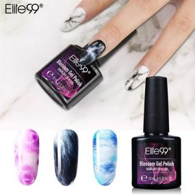 img 2 attached to 💅 Elite99 Blossom UV Nail Gel Polish - Blooming Gel Nail Lacquer for DIY Nail Design - Soak Off Transparent Flower Nail Art - 10ML