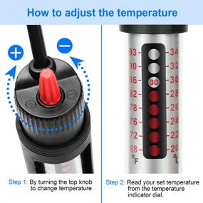 img 2 attached to 🐠 Efficient 25 Watt Submersible Aquarium Heater: DaToo Fish Tank Heater with 1 Yr Warranty