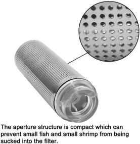 img 1 attached to Senzeal 16mm Stainless Steel Aquarium Filter Mesh: Protect Your Fish and Shrimp with Intake Strainer Guard for Fish Tank