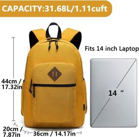 img 1 attached to Modern and Versatile: Chasechic Classic College Bookbag Backpacks and Laptop Backpacks