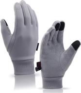 winter touch screen gloves for men and women 🧤 - anti-slip, windproof, waterproof - ideal for running and cycling logo