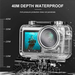 img 1 attached to 📸 Waterproof Housing Case for DJI Osmo Action Camera - Diving Protective Shell for 45M Depth by FitStill