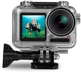 img 4 attached to 📸 Waterproof Housing Case for DJI Osmo Action Camera - Diving Protective Shell for 45M Depth by FitStill