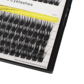img 3 attached to 👁️ 120 Mixed Segmented False Eyelash Clusters for Eyelash Extensions: 10mm+12mm, 12mm+14mm, 14mm+16mm, 16mm+18mm