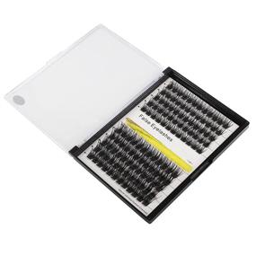 img 1 attached to 👁️ 120 Mixed Segmented False Eyelash Clusters for Eyelash Extensions: 10mm+12mm, 12mm+14mm, 14mm+16mm, 16mm+18mm
