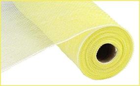 img 4 attached to 🌈 Vibrant Pastel Yellow White Iridescent Foil Mesh - 10.5 Inches x 10 Yards: Perfect for Crafting and Decorating!