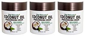 img 3 attached to 🥥 Spa Naturals Coconut Oil Cream 6 Oz - Pack of 3 | Moisturizing Cream with Vitamin E for Dry Skin