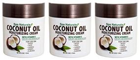 img 2 attached to 🥥 Spa Naturals Coconut Oil Cream 6 Oz - Pack of 3 | Moisturizing Cream with Vitamin E for Dry Skin