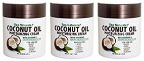 img 4 attached to 🥥 Spa Naturals Coconut Oil Cream 6 Oz - Pack of 3 | Moisturizing Cream with Vitamin E for Dry Skin