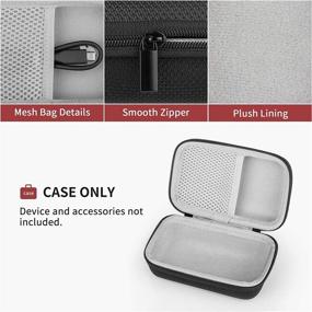img 3 attached to GO3 Bluetooth Speaker Case: Sturdy and Portable Storage Bag, White