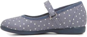 img 1 attached to 👧 Stylish and Practical Childrenchic Mary Jane Flats with Hook and Loop Straps for Girls – Perfect Shoes for Infants, Toddlers, and Little Kids