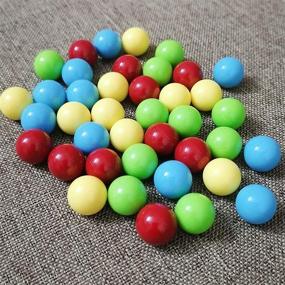 img 1 attached to Hotusi Replacement Marbles Compatible Hungry Sports & Outdoor Play for Marble Games