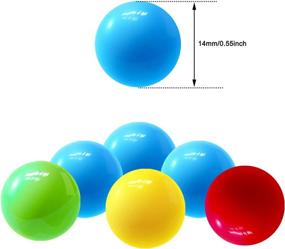 img 3 attached to Hotusi Replacement Marbles Compatible Hungry Sports & Outdoor Play for Marble Games