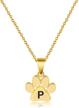 erpels necklace dainty initial lovers p logo