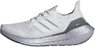 👟 adidas unisex youth ultraboost white yellow athletic shoes for girls logo