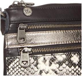 img 2 attached to 👜 Sak Leather Crossbody Tobacco Embossed Women's Handbags & Wallets: Stylish and Functional Crossbody Bags!