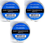 🚿 bath & body works flannel scentportable - set of 3 refill discs: refresh your space with cozy flannel scents logo