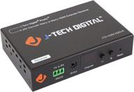 📺 j-tech digital h.264 энкодер/декодер через hdmi экстендер по cat в режиме ip с rs232, ик маршрутизацией и бесплатным драйвером crestron (приемник) логотип