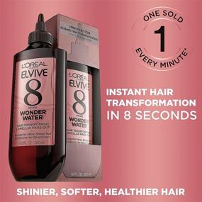 img 2 attached to L'Oreal Paris Elvive 8 Second Wonder Water Lamellar Hair Treatment - Rinse Out Formula for Silky, Shiny Hair - 6.8 FL Oz