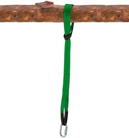 img 4 attached to Heavy-Duty Green Tree Carabiner Clip Swing Hanger - Weather-Resistant - HearthSong