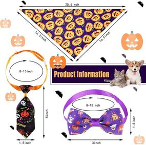 img 2 attached to Halloween Bandanas Adjustable Triangle Accessories