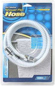 img 1 attached to 🚿 Camco 43717 RV/Marine 60" Flexible Replacement Shower Hose (White) - Durable & Versatile Shower Accessory for RVs and Boats