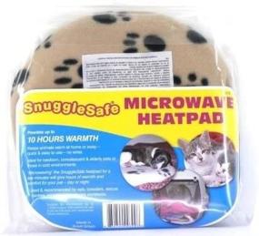 img 2 attached to 🐾 Pet Heating Pad Set with SnuggleSafe Microwavable Pad, Collapsible Bowl - 2 Pack