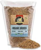 🐔 premium scratch and peck feeds: all-natural organic grower feed for chickens and ducks – non-gmo, soy-free, corn-free, and verified by the non-gmo project logo