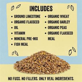 img 3 attached to 🐔 Premium Scratch and Peck Feeds: All-Natural Organic Grower Feed for Chickens and Ducks – Non-GMO, Soy-Free, Corn-Free, and Verified by the Non-GMO Project
