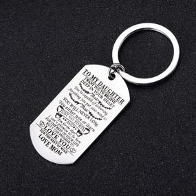 img 2 attached to Daughter Military Keychain Birthday Graduation