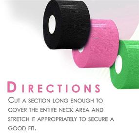 img 2 attached to 💆 Level 3 Neck Paper - Flexible & Water Resistant Neck Strips for Barbers & Hair Stylists - Pre-Cut & Easy to Use - 5 Rolls (100 Each) - Pink