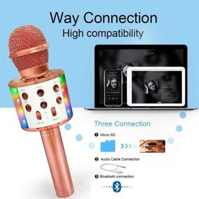 img 3 attached to 🎤 Wireless Bluetooth Microphone for Christmas and Birthday Celebrations