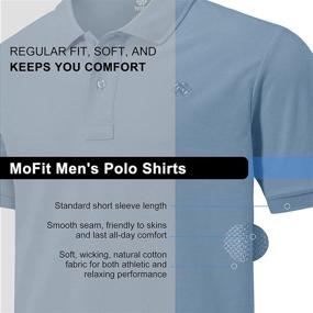 img 3 attached to 👕 MoFiz Men's X Large Athletic Collared T-Shirt - Clothing and Shirts