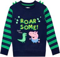 george pig sweatshirt for boys by peppa pig logo