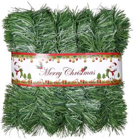 img 4 attached to Lvydec Artificial Christmas Decoration Greenery Seasonal Decor for Wreaths, Garlands & Swags