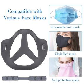 img 3 attached to 🛡️ Silicone Homemade Comfortable Breathing Washable Occupational Health & Safety Products: Essential Personal Protective Gear for a Safe Workplace